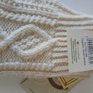 Hand knit  fingerless gloves